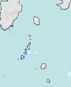 レーダー雨量 伊豆諸島北部