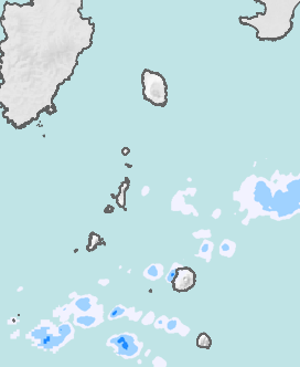 レーダー雨量 伊豆諸島北部