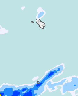 レーダー雨量 伊豆諸島南部