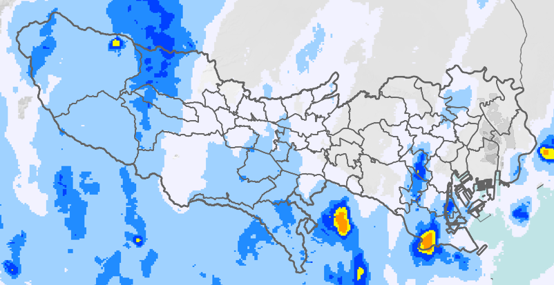 レーダー雨量 本州