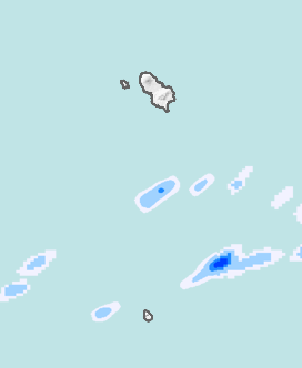 レーダー雨量 伊豆諸島南部