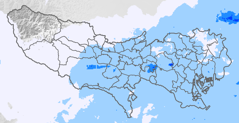 レーダー雨量 本州