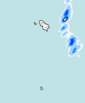 レーダー雨量 伊豆諸島南部