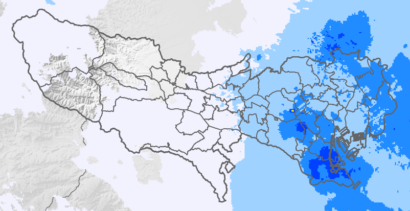レーダー雨量 本州