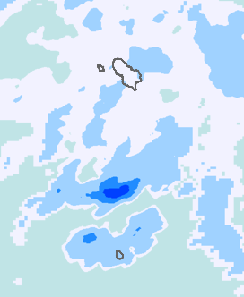レーダー雨量 伊豆諸島南部