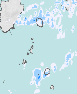 レーダー雨量 伊豆諸島北部