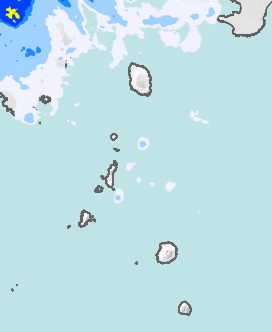 レーダー雨量 伊豆諸島北部