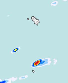 レーダー雨量 伊豆諸島南部