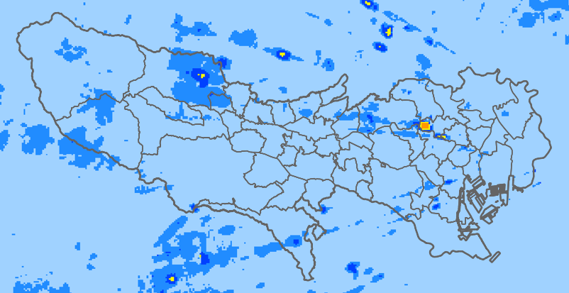 レーダー雨量 本州