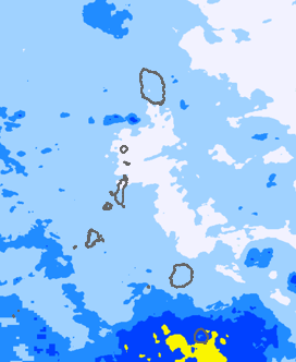 レーダー雨量 伊豆諸島北部
