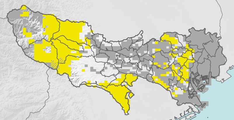 土砂災害危険度情報 本州