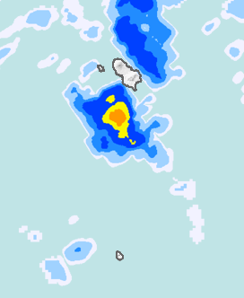 レーダー雨量 伊豆諸島南部