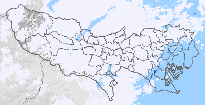 レーダー雨量 本州