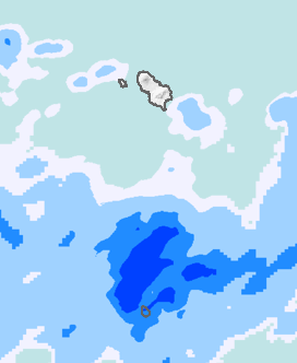 レーダー雨量 伊豆諸島南部