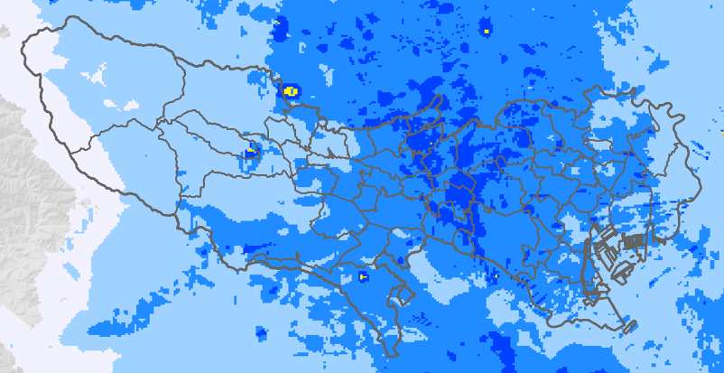 レーダー雨量 本州