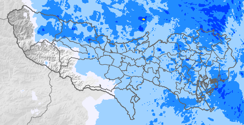 レーダー雨量 本州
