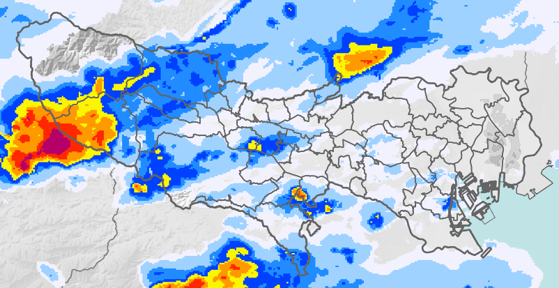 レーダー雨量 本州