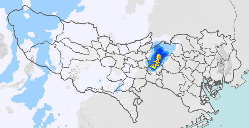 レーダー雨量 本州