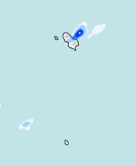 レーダー雨量 伊豆諸島南部
