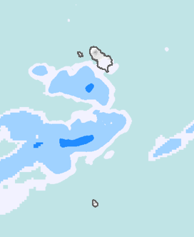 レーダー雨量 伊豆諸島南部