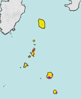 土砂災害危険度情報 伊豆諸島北部