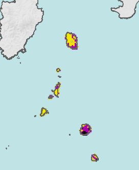 土砂災害危険度情報 伊豆諸島北部