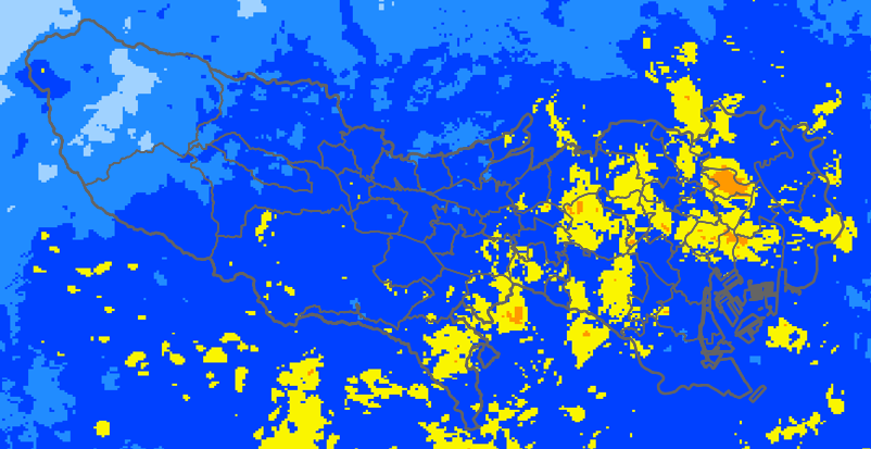 レーダー雨量 本州
