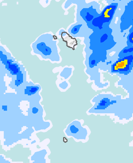 レーダー雨量 伊豆諸島南部