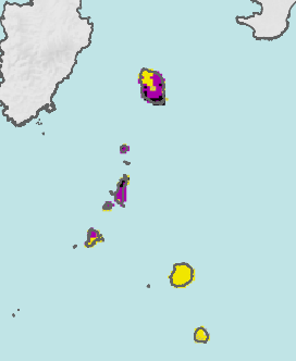 土砂災害危険度情報 伊豆諸島北部