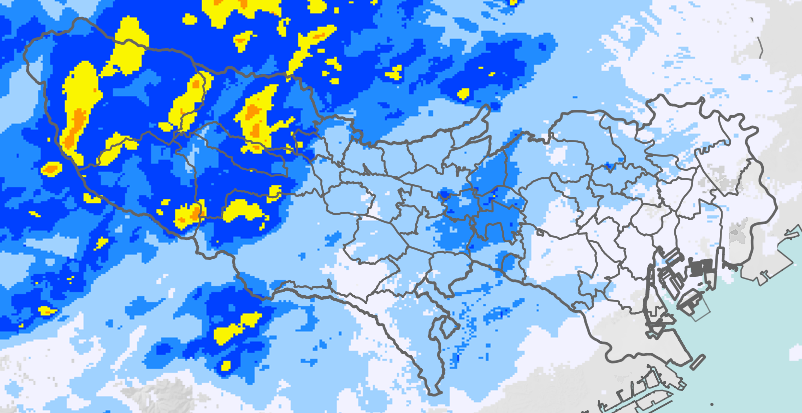 レーダー雨量 本州