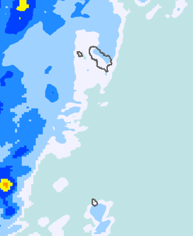 レーダー雨量 伊豆諸島南部
