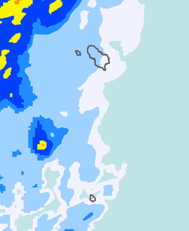 レーダー雨量 伊豆諸島南部