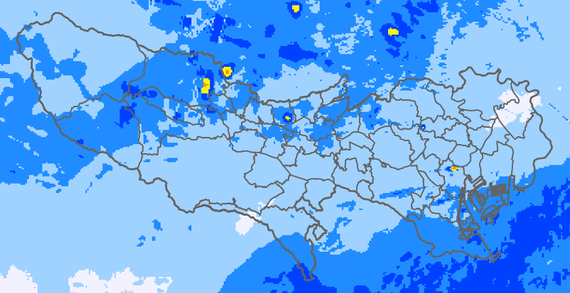 レーダー雨量 本州