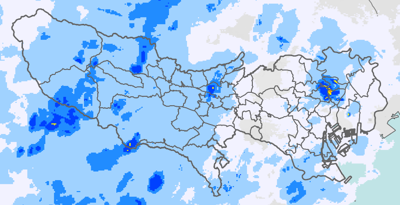 レーダー雨量 本州