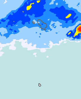 レーダー雨量 伊豆諸島南部