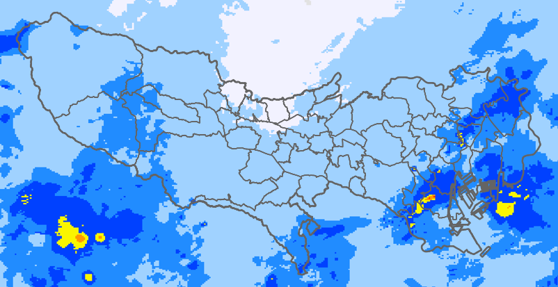 レーダー雨量 本州
