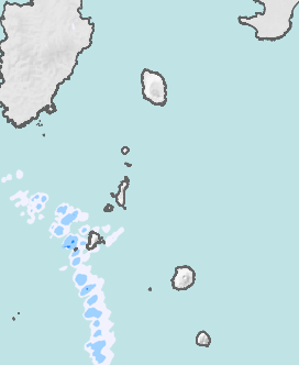 レーダー雨量 伊豆諸島北部