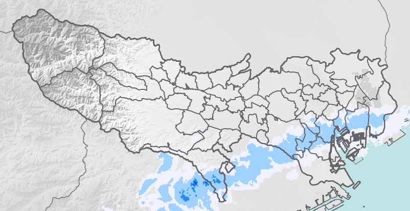レーダー雨量 本州
