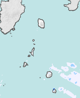 レーダー雨量 伊豆諸島北部