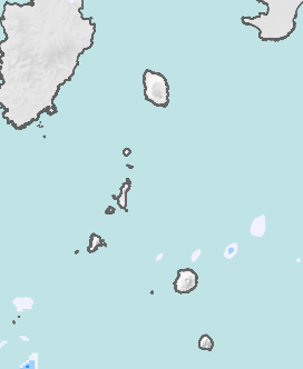 レーダー雨量 伊豆諸島北部