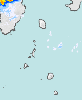 レーダー雨量 伊豆諸島北部
