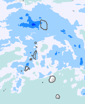 レーダー雨量 伊豆諸島北部