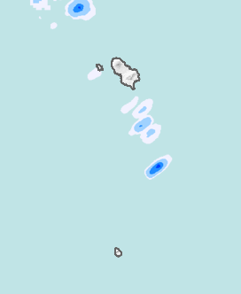 レーダー雨量 伊豆諸島南部