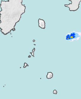 レーダー雨量 伊豆諸島北部